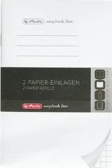 Herlitz my.book Refill flex Papiereinlage, A6, Lineatur 52, 80 Blatt
