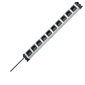 Kopp POWERversal, 10-fach, 1.4m, schwarz/silber