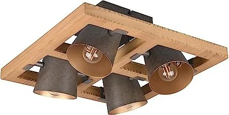 Trio Bell Spot 4-flammig nickel matt