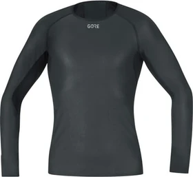 Gore Wear M Gore Windstopper Base Layer Funktionsshirt langarm schwarz (Herren)