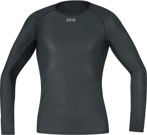Gore Wear M Gore Windstopper Base Layer Funktionsshirt langarm schwarz (Herren)