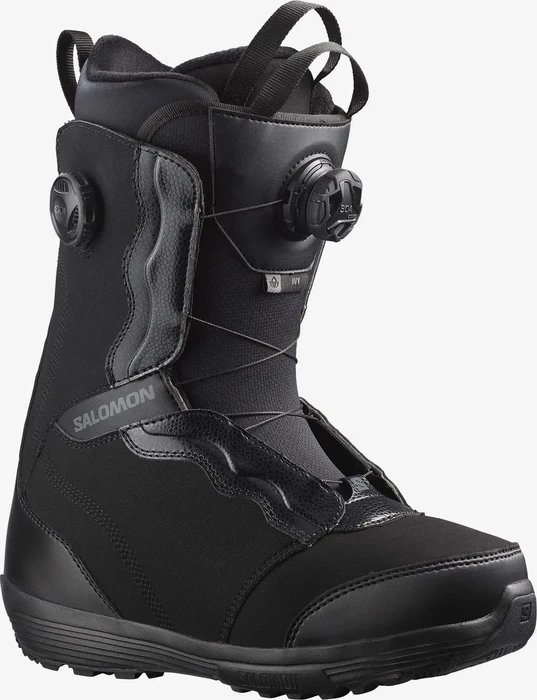 Salomon Ivy BOA SJ Softboot black/castlerock gray (Damen) (Modell 2022/2023)