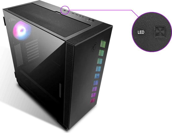 MSI MAG Vampiric 300R, schwarz, Glasfenster