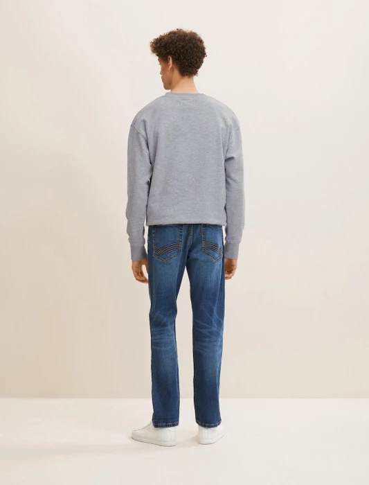 Tom Tailor Marvin Straight Jeans Jeans used mid stone blue denim (Herren)