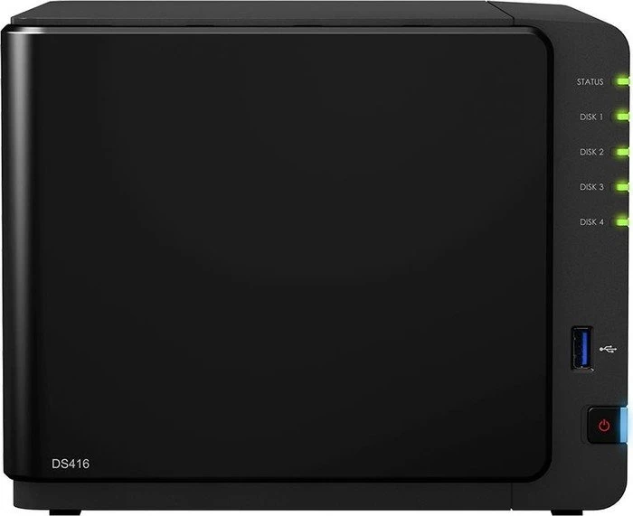 Synology DiskStation DS416, 1GB RAM, 2x RJ-45 1000Base-T, 3x USB-A 3.0