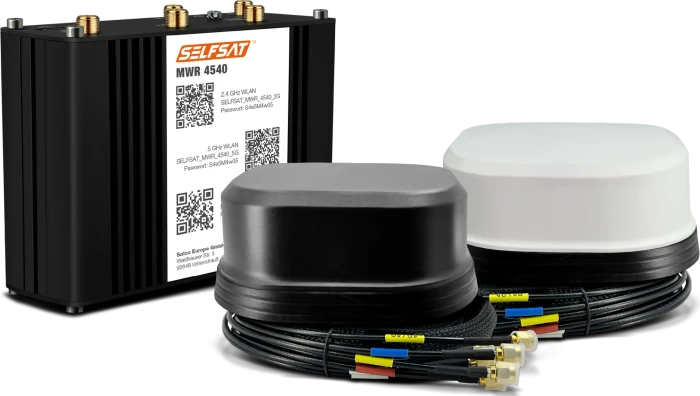 SelfSat MWR 4540, inkl. PANORAMA Antenne, Antenne schwarz, LTE