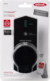 Ednet living Smart Plug, Funksteckdose, Outdoor (84292)