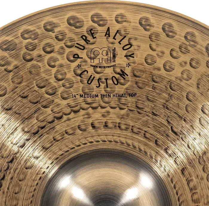 Meinl Pure Alloy Custom Medium Thin Hi-Hat 14"