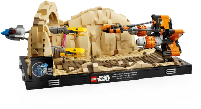 LEGO Star Wars - Podrennen in Mos Espa Diorama