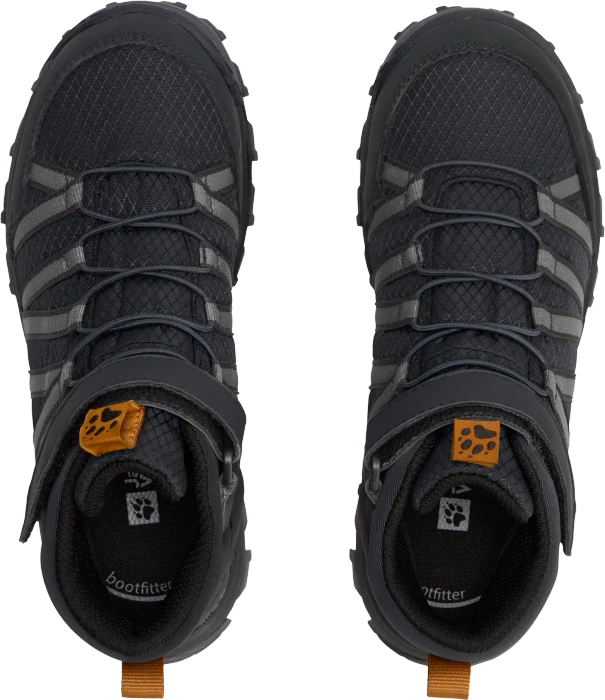 Jack Wolfskin Wild Hike Texapore Mid VC schwarz/grau (Junior)