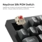 Keychron V5 Ultra 8K Wireless, 96%, schwarz, LEDs RGB, Keychron Silk POM BANANA, USB/Bluetooth, US Vorschaubild