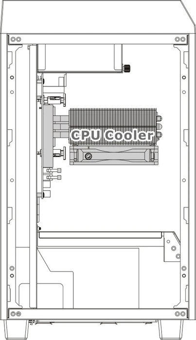 Thermaltake The Tower 100, schwarz, Glasfenster, Mini-ITX