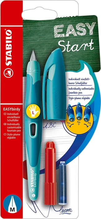 STABILO EASYbirdy Pastel aquagrün/mint, linke Hand, mittel, Blister