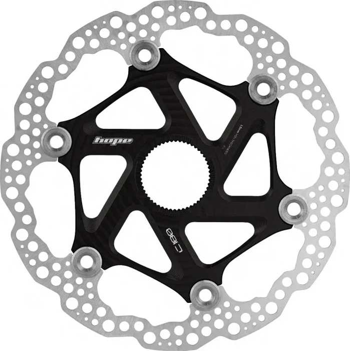 Hope Floating Centerlock Bremsscheibe 203mm schwarz