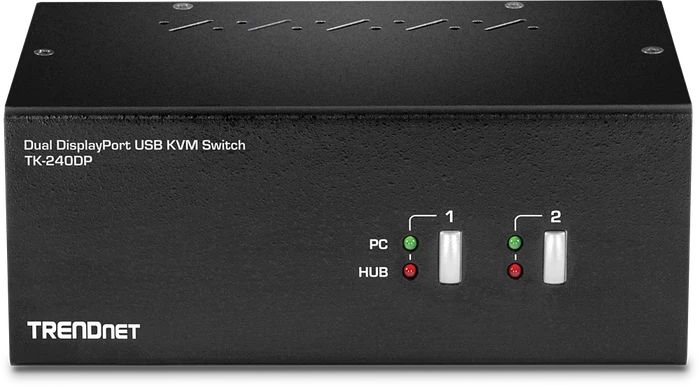 TRENDnet 2-fach Dual-DisplayPort KVM-Switch