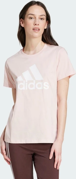 adidas Loungewear Essentials Logo T-Shirt kurzarm sandy pink (Damen)