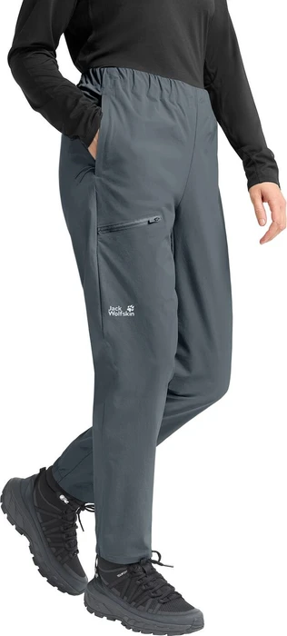 Jack Wolfskin Prelight Trail Hose lang grey odessa (Damen)