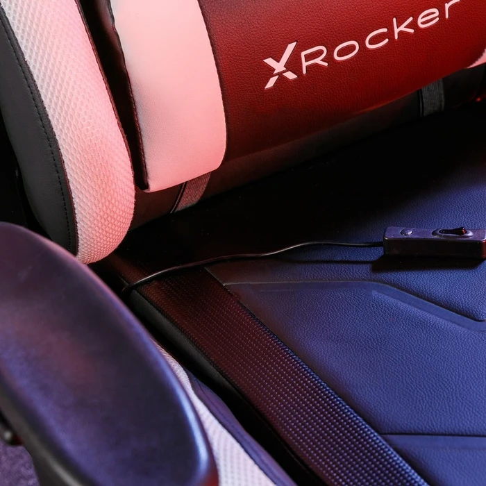 X Rocker Agility Esports RGB Gamingstuhl, schwarz/weiß