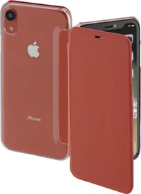 Hama Booklet Clear für Apple iPhone XR koralle