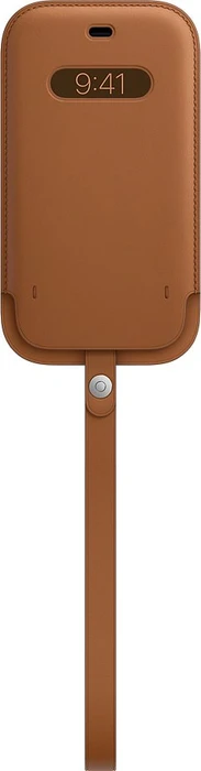 Apple Lederhülle mit MagSafe für iPhone 12/12 Pro sattelbraun