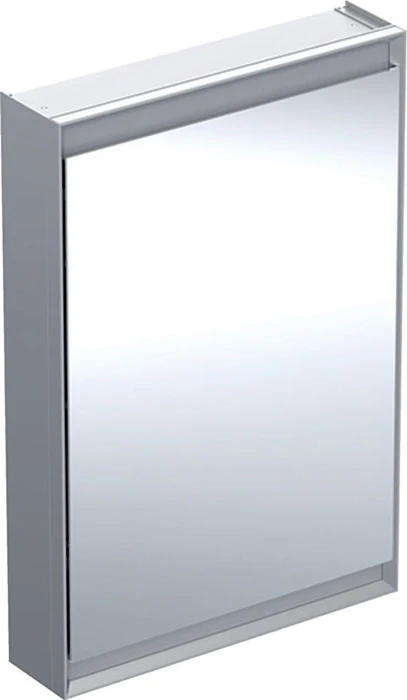 Geberit ONE Spiegelschrank ComfortLight, 1 Türe, AP-Montage, 60cm, Anschlag rechts, Aluminium eloxiert