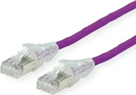 Dätwyler CU 7702 flex LS0H AMP v.2 Patchkabel, Cat7/Cat6a, S/FTP, RJ-45/RJ-45, 1m, violett