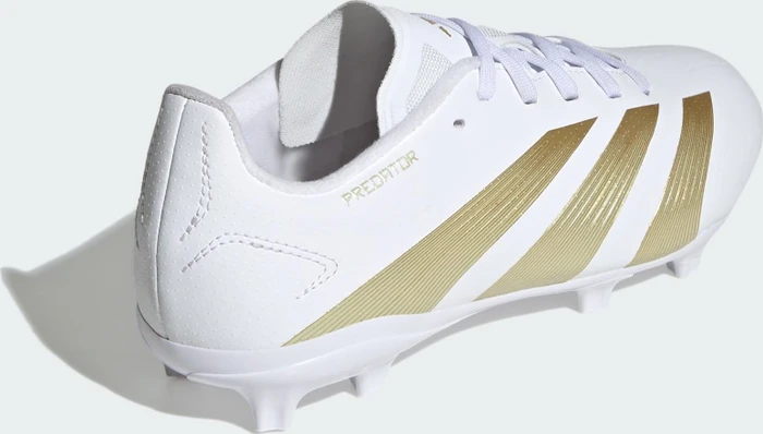 adidas Predator League FG cloud white/gold metallic/sandy beige met (Junior)