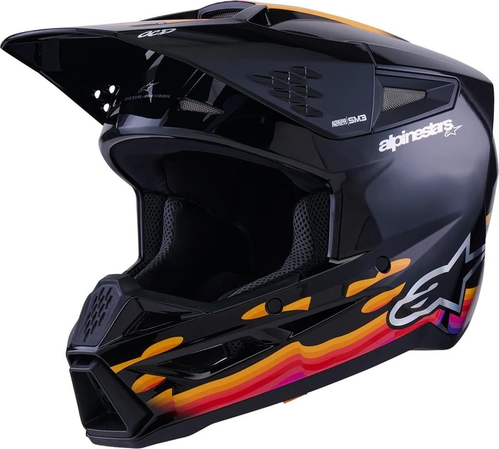 Alpinestars S-M3 Force OCD schwarz/violett/rosa