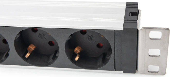 Digitus 19" Steckdosenleiste, 1HE, 5-fach, 230V, 2m
