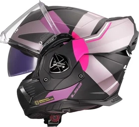 LS2 FF901 Advant X Ultra matt schwarz/grau/rosa/violett
