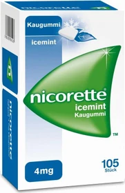 Johnson & Johnson Nicorette Icemint 4mg Kaugummis, 105 Stück