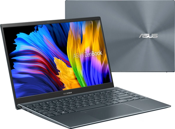 ASUS ZenBook 14 UM425QA, Pine Grey, Ryzen 9 5900HX, 16GB RAM, 512GB SSD, DE