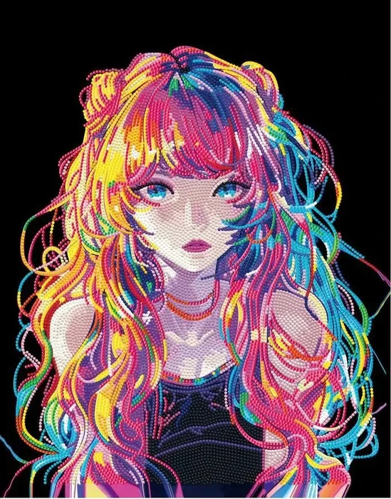 Diamond Dotz Neon Anime Girl (DD25.018)