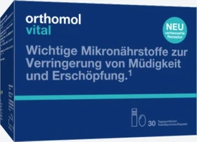 Orthomol vital Trinkfläschchen + Kapseln Kombipackung, 30 Stück