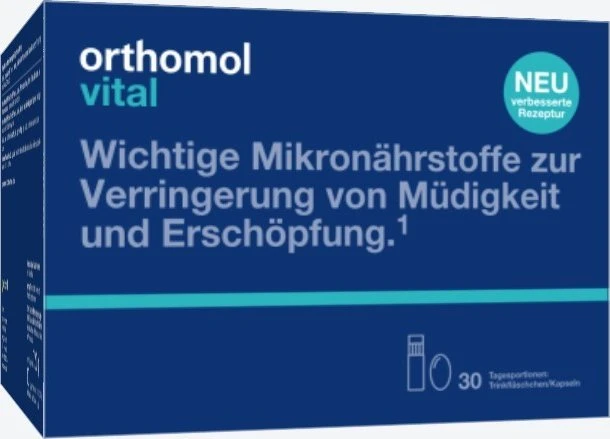 Orthomol vital Trinkfläschchen + Kapseln Kombipackung