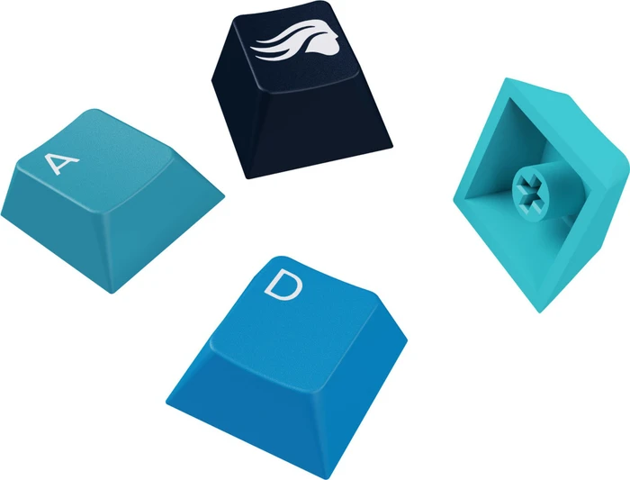 Glorious GPBT Gradient V2 Keycaps, Kunststoff (PBT), Celestial Ice, blau, 131 Tasten, ANSI-US