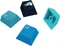 Glorious GPBT Gradient V2 Keycaps, Kunststoff (PBT), Celestial Ice, blau, 131 Tasten, ANSI-US Vorschaubild