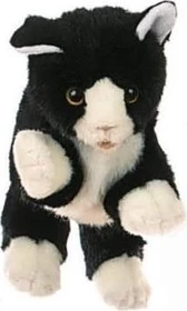 Living Puppets Handspieltiere - Kleine schwarz/weiße Katze