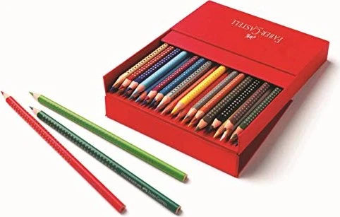 Faber-Castell Colour Grip Buntstift sortiert, Atelierbox, 36er-Set