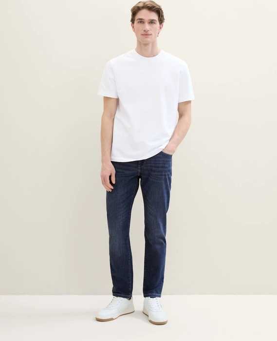 Tom Tailor Ultra Light Josh Slim Jeans Jeans used mid stone blue denim (Herren)