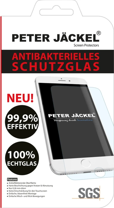 Peter Jäckel HD Glass Antibakteriell für Apple iPhone XS/11 Pro