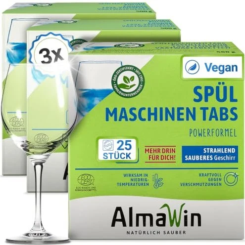 Almawin Geschirrspültabs, 25 Stück