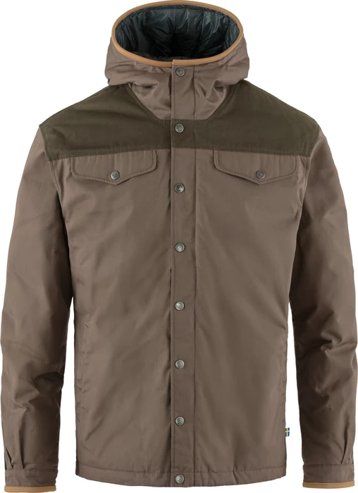 Fjällräven Greenland No. 1 Down Funktionsjacke suede brown/dark olive (Herren)