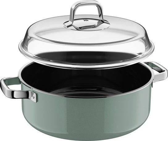 WMF Fusiontec Mineral Pro Schmortopf 28cm eucalyptus haze