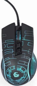 Gembird USB-LED-Gaming-Maus schwarz, USB (MUSG-RGB-01)