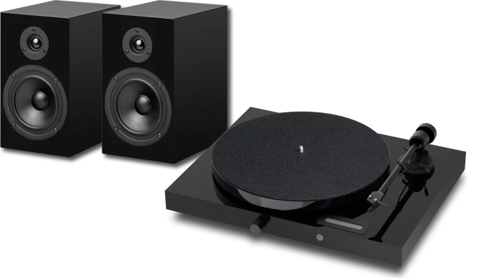 Pro-Ject Juke Box E1 HiFi Set schwarz