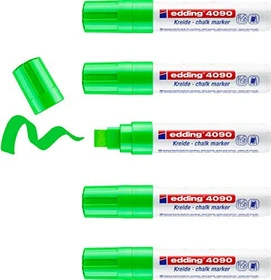 edding 4090 Kreidemarker hellgrün, 5er-Pack