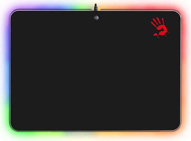 A4Tech Bloody MP-50RS RGB Gaming Mousepad, schwarz