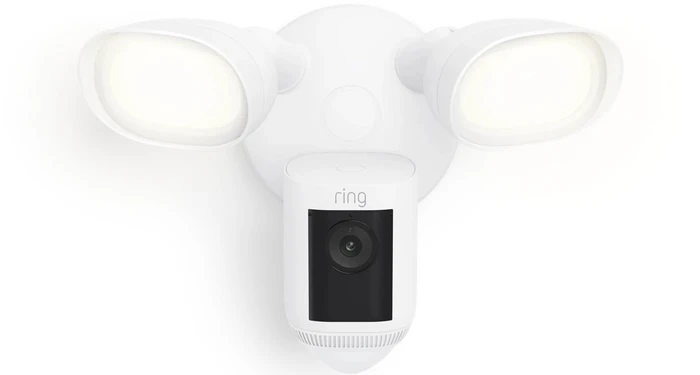 Ring Floodlight Cam Wired Pro, weiß
