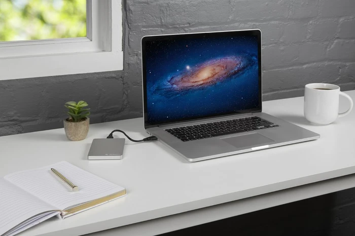 Verbatim Store 'n' Go ALU Slim, silber, 1TB, USB 3.0 Micro-B